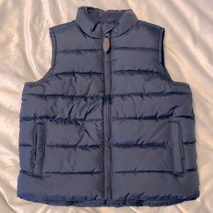 Gymboree navy slate puffer vest insulated size 3T playproof NWT